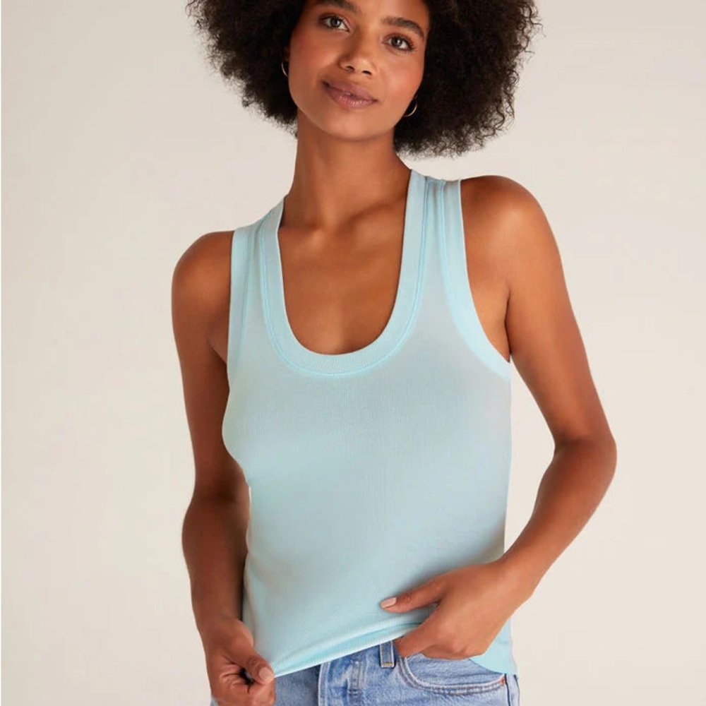 Z Supply Blue Tank